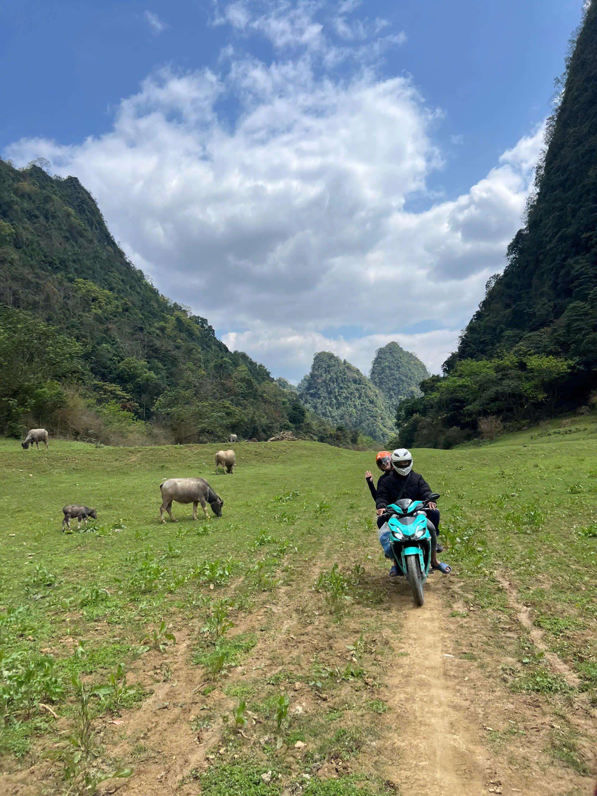 Rural valley roads near Meo Vac on the Ha Giang Loop