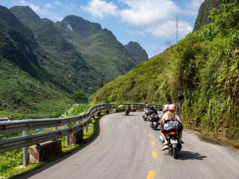 Easy Riders on the Ha Giang Loop mountain roads