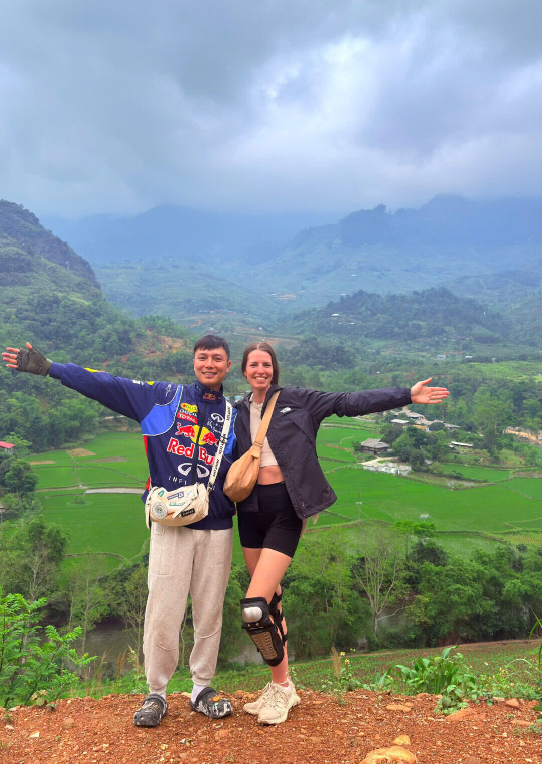 Easy rider and guest on the Ha Giang Loop