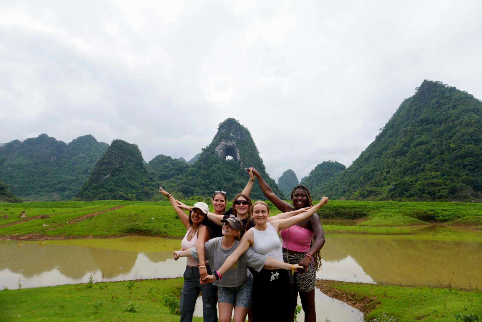 Ban Gioc Waterfall and Cao Bang scenery on the Cao Bang tour
